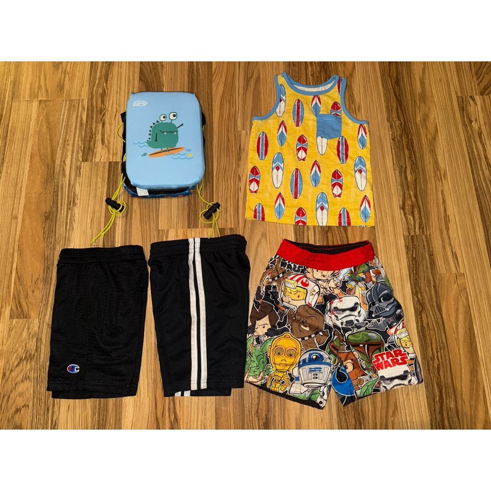 Star Wars Champion TCP Oshkosh Boys 3T Lot Swim ways Floatie Shorts Trunks‎